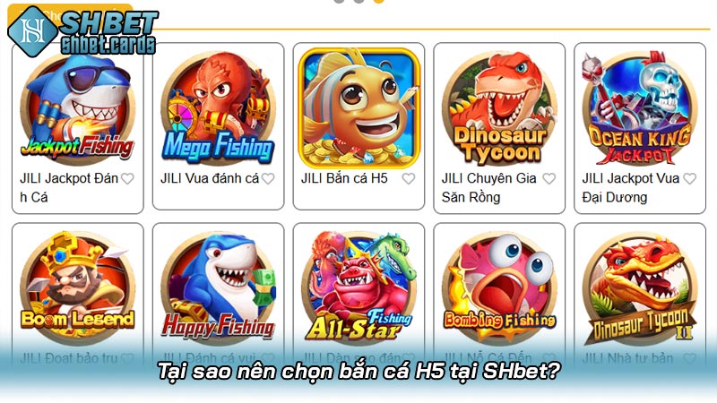 Hướng dẫn chơi bắn cá H5 | Mẹo thắng lớn tại nhà cái SHbet | Hình số 4 Tại sao nên chọn bắn cá H5 tại SHbet?
